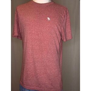 Abercrombie & Fitch Crew Neck Logo T-Shirt Sz L